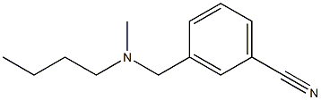 3-{[butyl(methyl)amino]methyl}benzonitrile Struktur