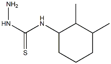 3-amino-1-(2,3-dimethylcyclohexyl)thiourea Struktur