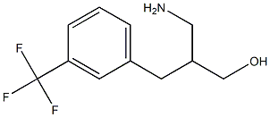 3-amino-2-{[3-(trifluoromethyl)phenyl]methyl}propan-1-ol Struktur