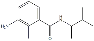 3-amino-2-methyl-N-(3-methylbutan-2-yl)benzamide Struktur