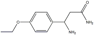 3-amino-3-(4-ethoxyphenyl)propanamide Struktur