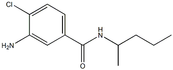 3-amino-4-chloro-N-(pentan-2-yl)benzamide Struktur