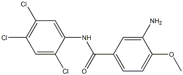 3-amino-4-methoxy-N-(2,4,5-trichlorophenyl)benzamide Struktur