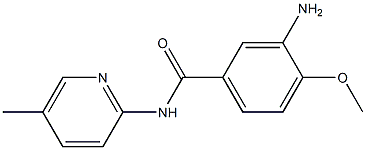 3-amino-4-methoxy-N-(5-methylpyridin-2-yl)benzamide Struktur