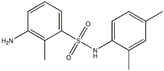 3-amino-N-(2,4-dimethylphenyl)-2-methylbenzene-1-sulfonamide Struktur