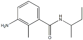 3-amino-N-(sec-butyl)-2-methylbenzamide Struktur