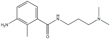 3-amino-N-[3-(dimethylamino)propyl]-2-methylbenzamide Struktur