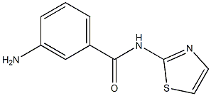 3-amino-N-1,3-thiazol-2-ylbenzamide Struktur