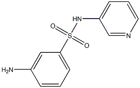 3-amino-N-pyridin-3-ylbenzenesulfonamide Struktur