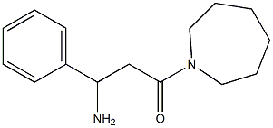 3-azepan-1-yl-3-oxo-1-phenylpropan-1-amine Struktur