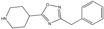 3-benzyl-5-(piperidin-4-yl)-1,2,4-oxadiazole Struktur