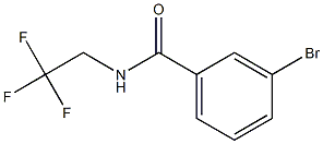 3-bromo-N-(2,2,2-trifluoroethyl)benzamide Struktur