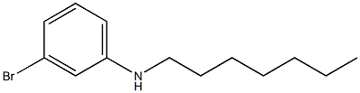 3-bromo-N-heptylaniline Struktur