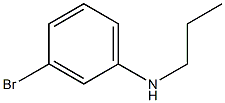 3-bromo-N-propylaniline Struktur