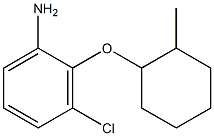 3-chloro-2-[(2-methylcyclohexyl)oxy]aniline Struktur