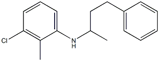 3-chloro-2-methyl-N-(4-phenylbutan-2-yl)aniline Struktur