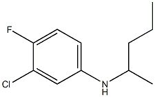 3-chloro-4-fluoro-N-(pentan-2-yl)aniline Struktur