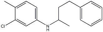 3-chloro-4-methyl-N-(4-phenylbutan-2-yl)aniline Struktur