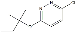 3-chloro-6-[(2-methylbutan-2-yl)oxy]pyridazine Struktur