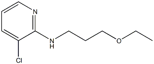 3-chloro-N-(3-ethoxypropyl)pyridin-2-amine Struktur