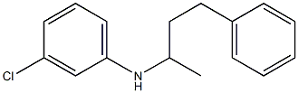 3-chloro-N-(4-phenylbutan-2-yl)aniline Struktur