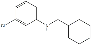 3-chloro-N-(cyclohexylmethyl)aniline Struktur