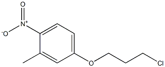 3-chloropropyl 3-methyl-4-nitrophenyl ether Struktur