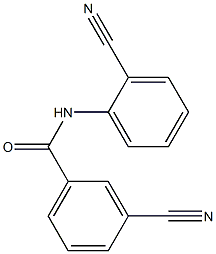 3-cyano-N-(2-cyanophenyl)benzamide Struktur