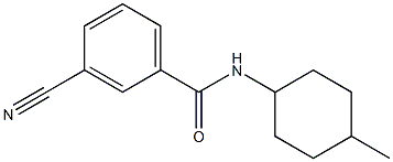 3-cyano-N-(4-methylcyclohexyl)benzamide Struktur