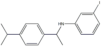 3-iodo-N-{1-[4-(propan-2-yl)phenyl]ethyl}aniline Struktur