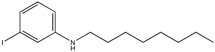 3-iodo-N-octylaniline Struktur