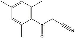 3-mesityl-3-oxopropanenitrile Struktur