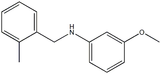 3-methoxy-N-[(2-methylphenyl)methyl]aniline Struktur