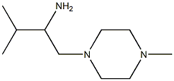 3-methyl-1-(4-methylpiperazin-1-yl)butan-2-amine Struktur