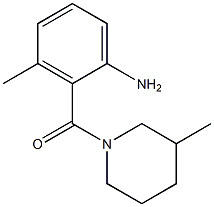 3-methyl-2-[(3-methylpiperidin-1-yl)carbonyl]aniline Struktur