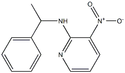 3-nitro-N-(1-phenylethyl)pyridin-2-amine Struktur