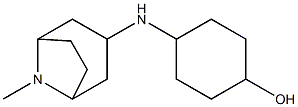 4-({8-methyl-8-azabicyclo[3.2.1]octan-3-yl}amino)cyclohexan-1-ol Struktur