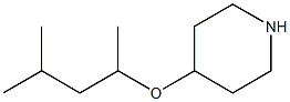 4-(1,3-dimethylbutoxy)piperidine Struktur