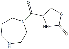 4-(1,4-diazepan-1-ylcarbonyl)-1,3-thiazolidin-2-one Struktur