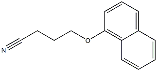 4-(1-naphthyloxy)butanenitrile Struktur