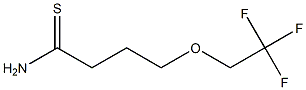 4-(2,2,2-trifluoroethoxy)butanethioamide Struktur