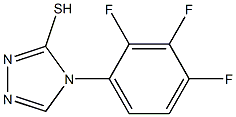 4-(2,3,4-trifluorophenyl)-4H-1,2,4-triazole-3-thiol Struktur