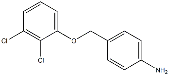 4-(2,3-dichlorophenoxymethyl)aniline Struktur