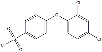 4-(2,4-dichlorophenoxy)benzene-1-sulfonyl chloride Struktur