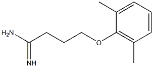 4-(2,6-dimethylphenoxy)butanimidamide Struktur