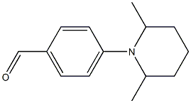 4-(2,6-dimethylpiperidin-1-yl)benzaldehyde Struktur