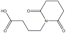 4-(2,6-dioxopiperidin-1-yl)butanoic acid Struktur