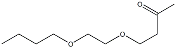 4-(2-butoxyethoxy)butan-2-one Struktur