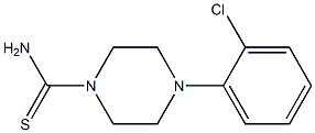 4-(2-chlorophenyl)piperazine-1-carbothioamide Struktur