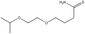 4-(2-isopropoxyethoxy)butanethioamide Struktur